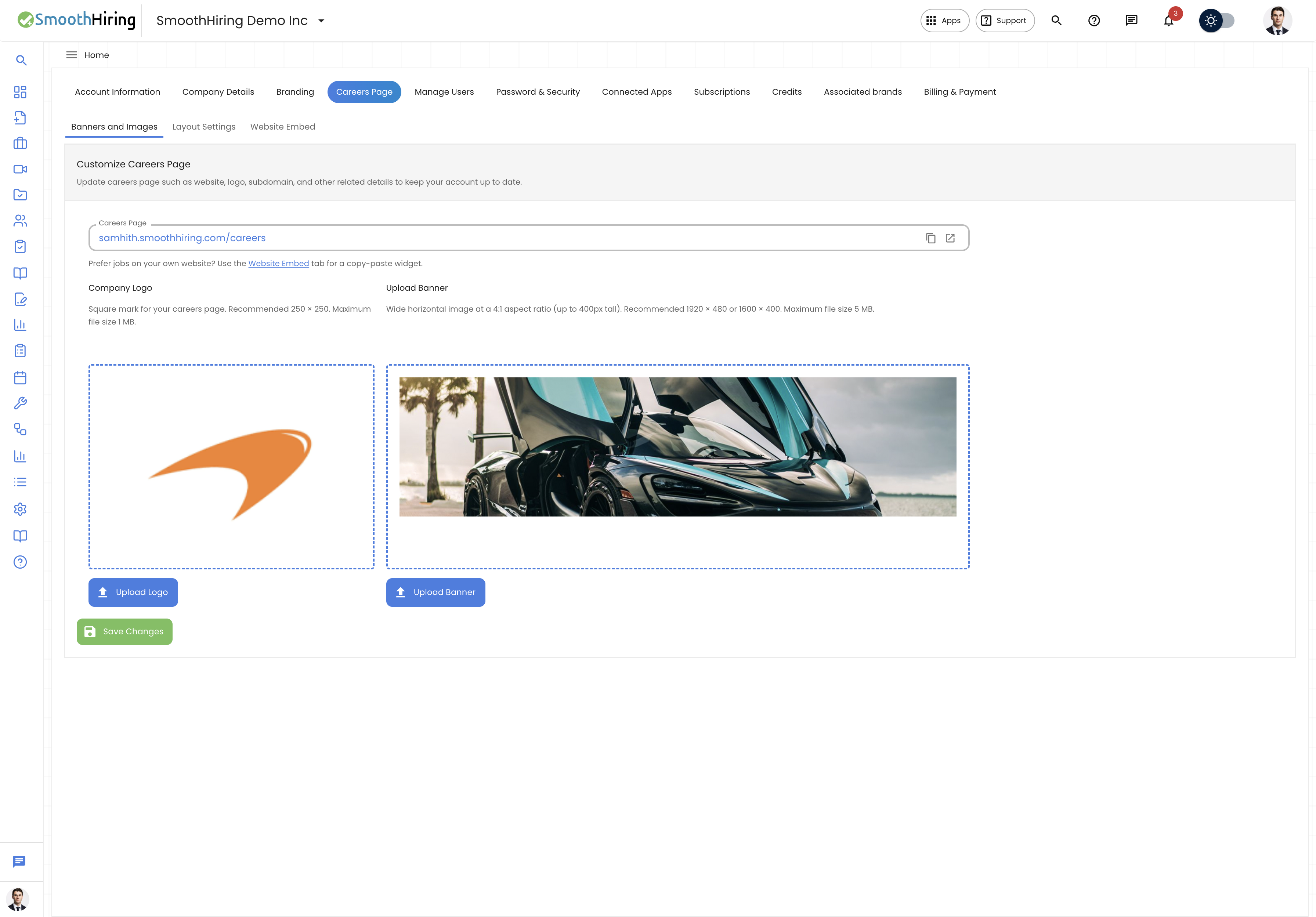Careers logo and banner
