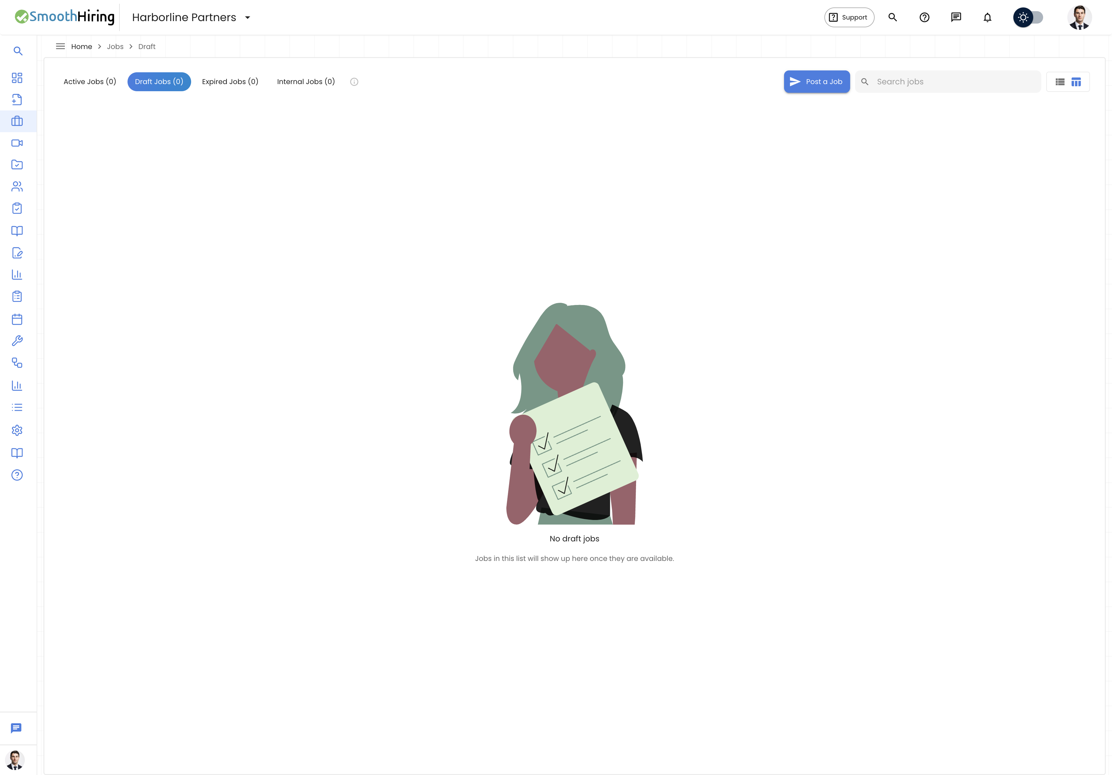 Jobs list