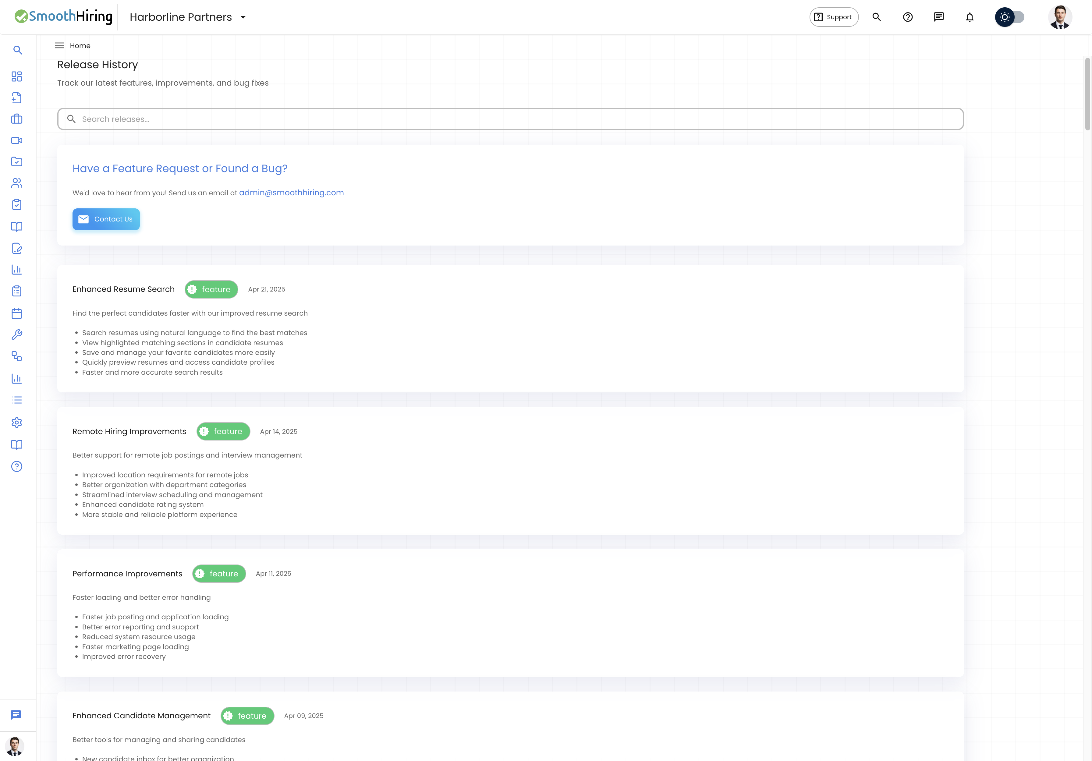 Release History