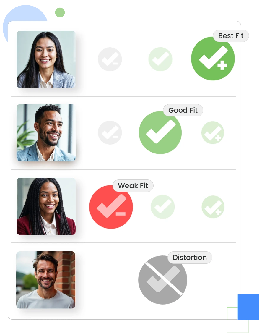 Shortlisted candidates