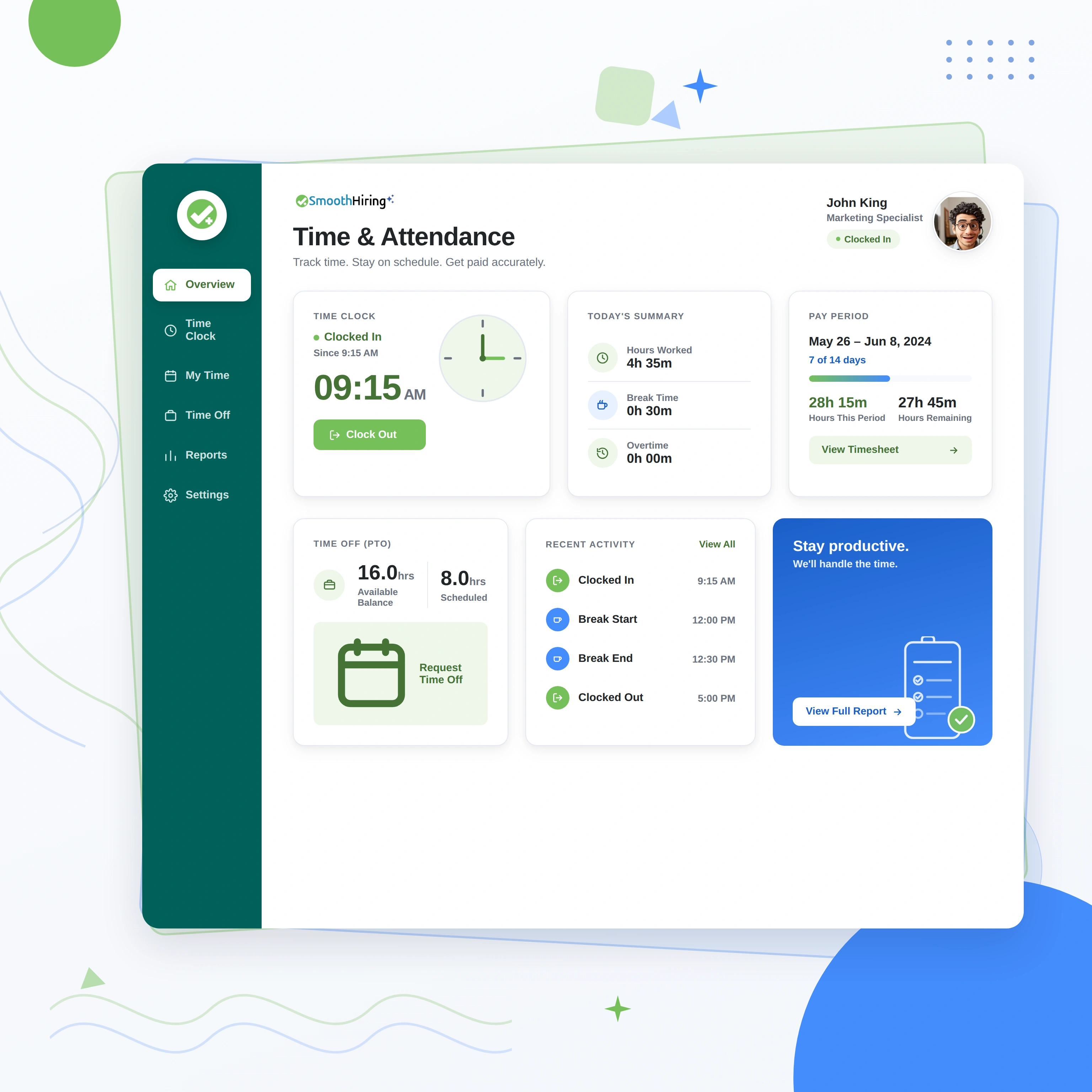 Time and Attendance Tracking